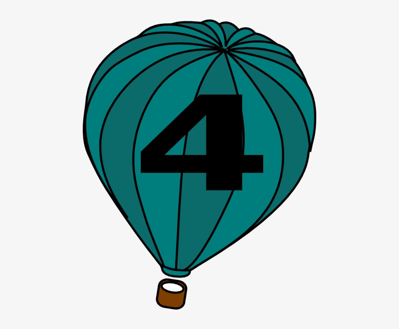 Hot Air Balloon Teal Blue Trophy 4 Svg Clip Arts 480, transparent png