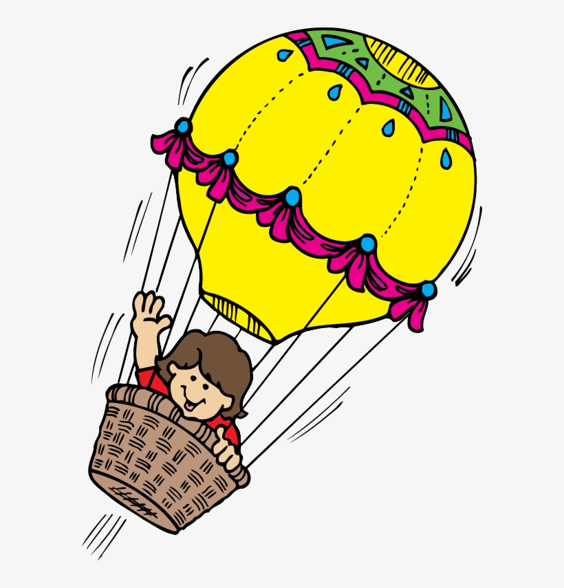 Image Stock Vintage Klipart - Hot Air Balloon Free Clipart, transparent png