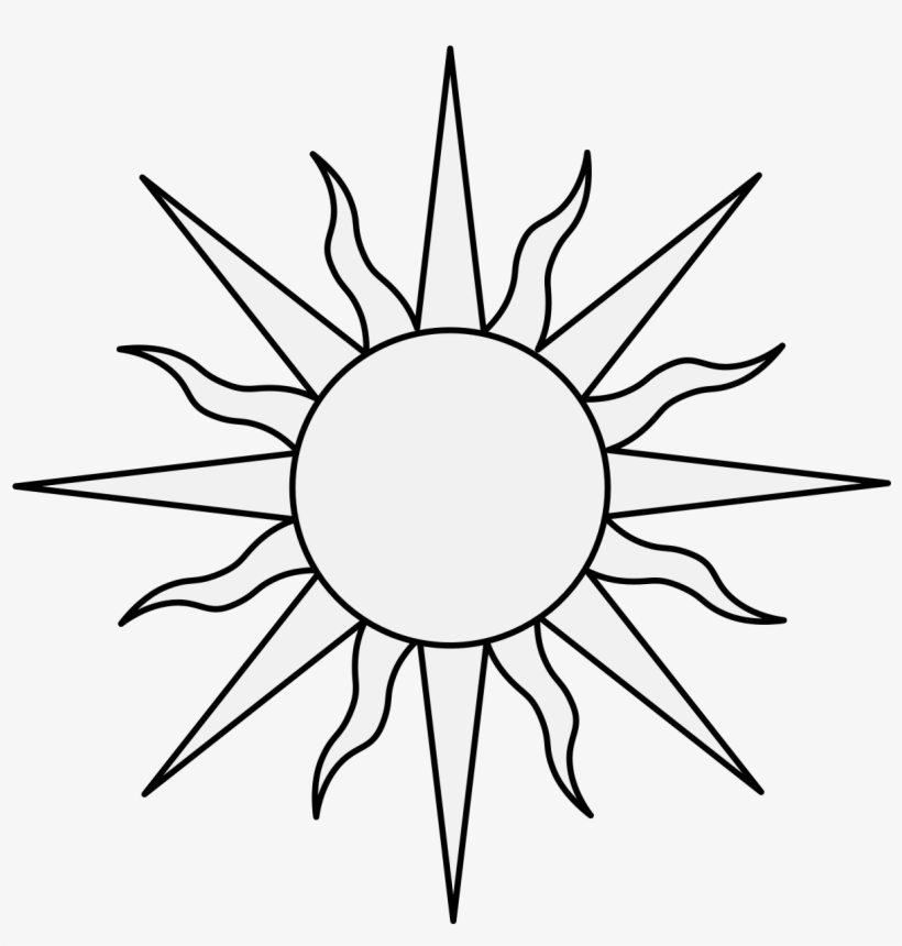 Details, Png - Sunflower Drawing Black And White, transparent png