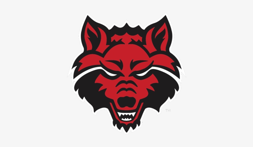@astatemb Vs Central Arkansas - Arkansas State University Red Wolf, transparent png