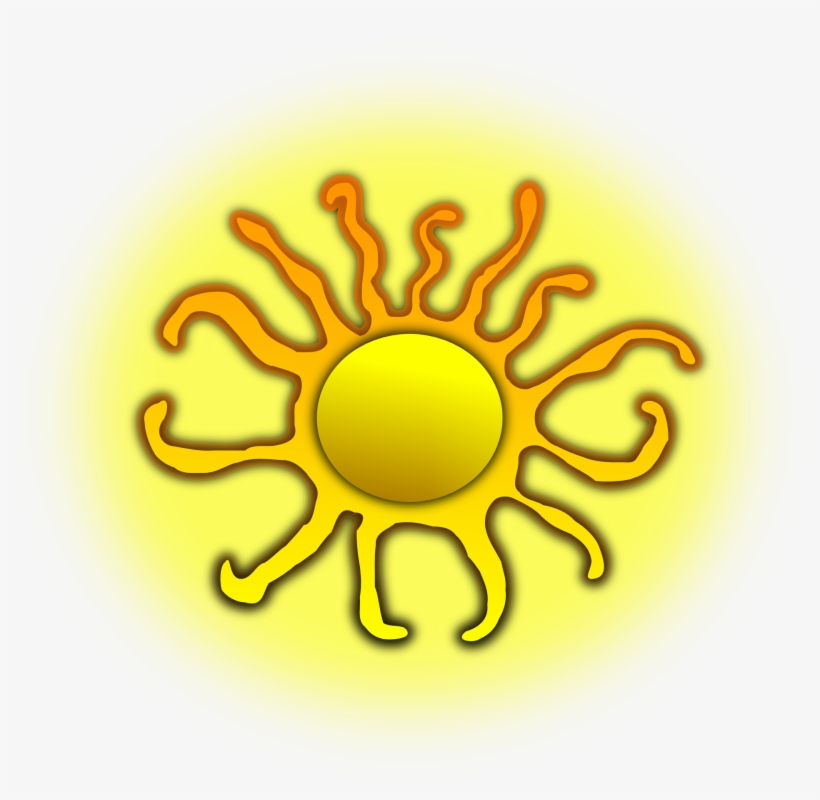 Drawing Of Sun Meaning Hot Weather - Clip Art, transparent png