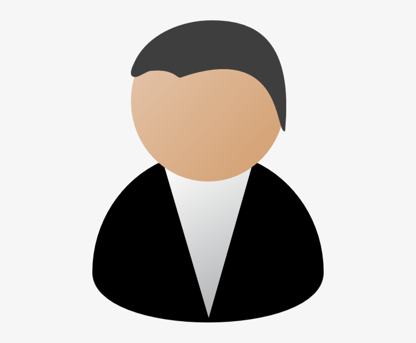 Business Person Black Clip Art At Clker - Person Black, transparent png