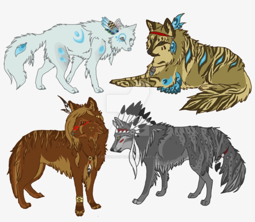 Native American Wolf Drawing At Getdrawings - American Indian Wolf Drawings, transparent png