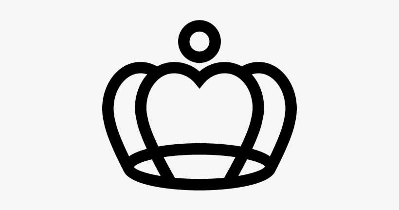 Royal Crown Outline Vector - Icon, transparent png