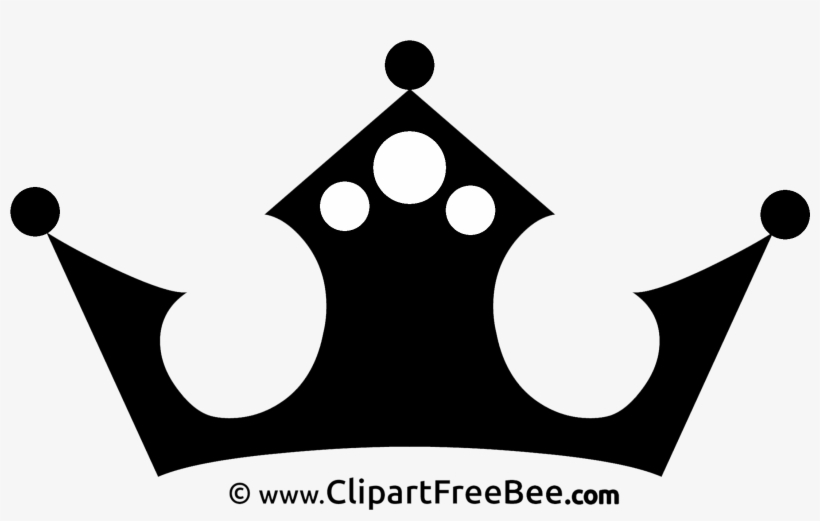 Crown Clip Art Outline Png - Couronne Noir Et Blanc, transparent png