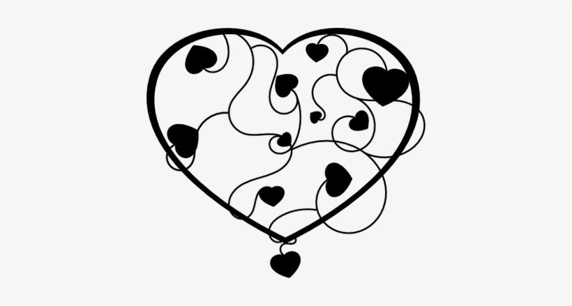 Heart Black And White Free Clip Art Black And White Clipart Hearts 400x359 Png Download Pngkit