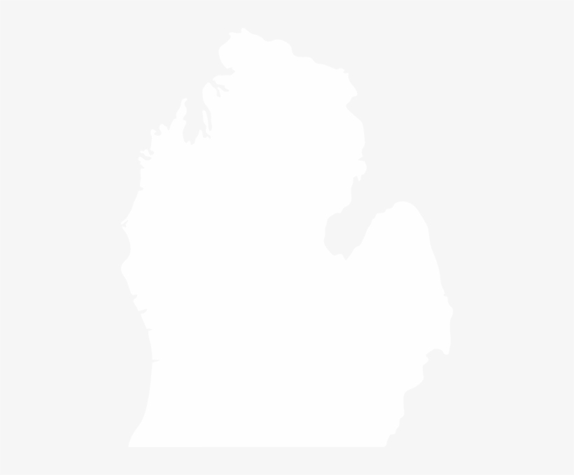 Michigan Silhouette Clip Art At Clker - Silhouette Of Michigan, transparent png