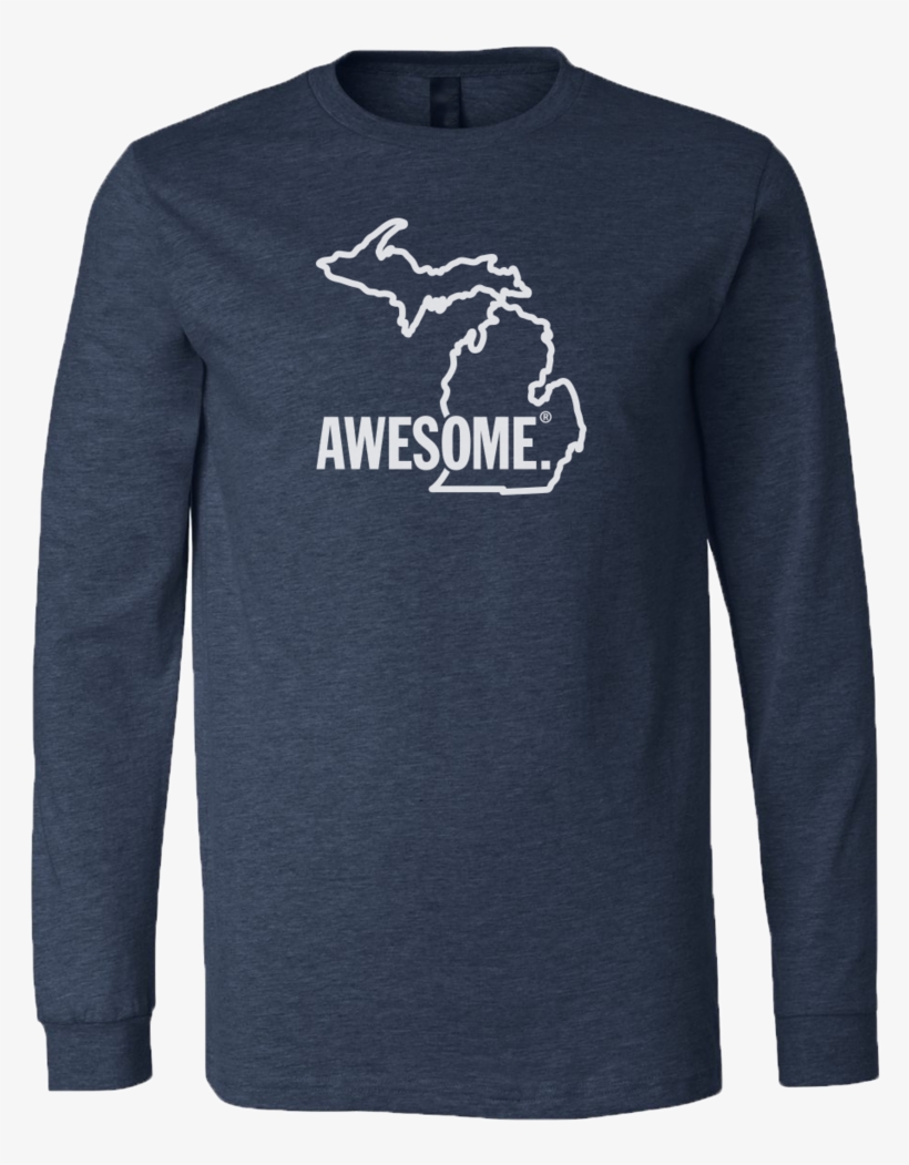 Michigan Awesome State Outline Sticker, transparent png