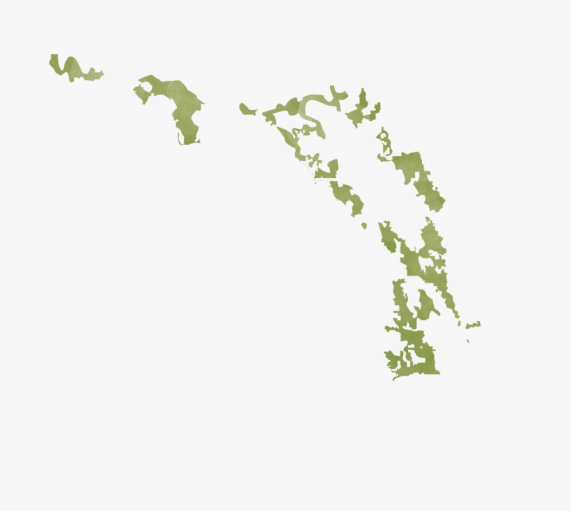 Florida Map Displaying Current Conservation Areas Florida - Florida, transparent png