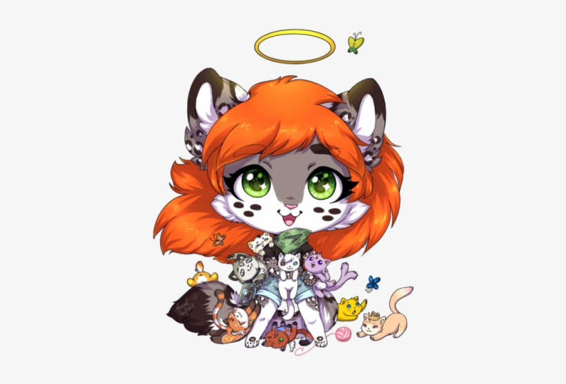 Lil Snow Leopard - Drawing, transparent png