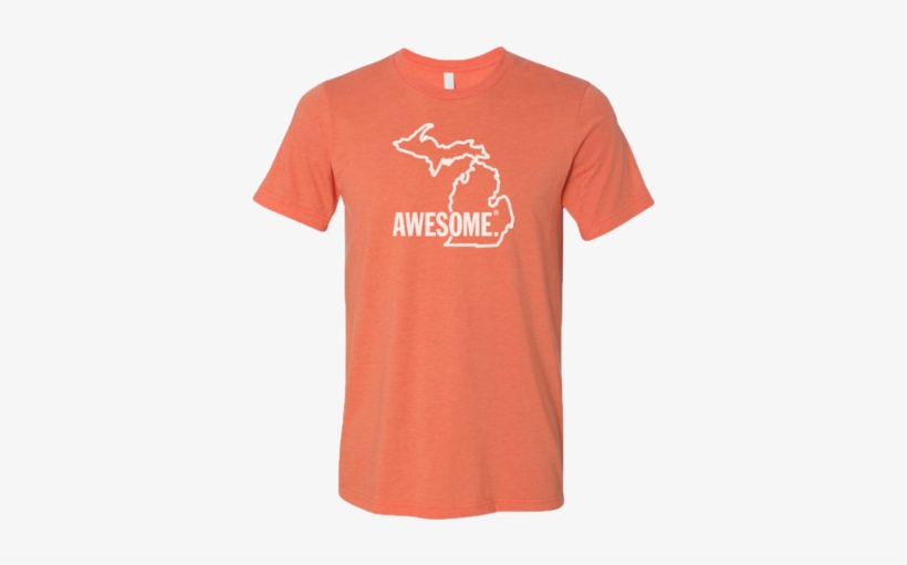 Michigan Awesome State Outline Sticker, transparent png