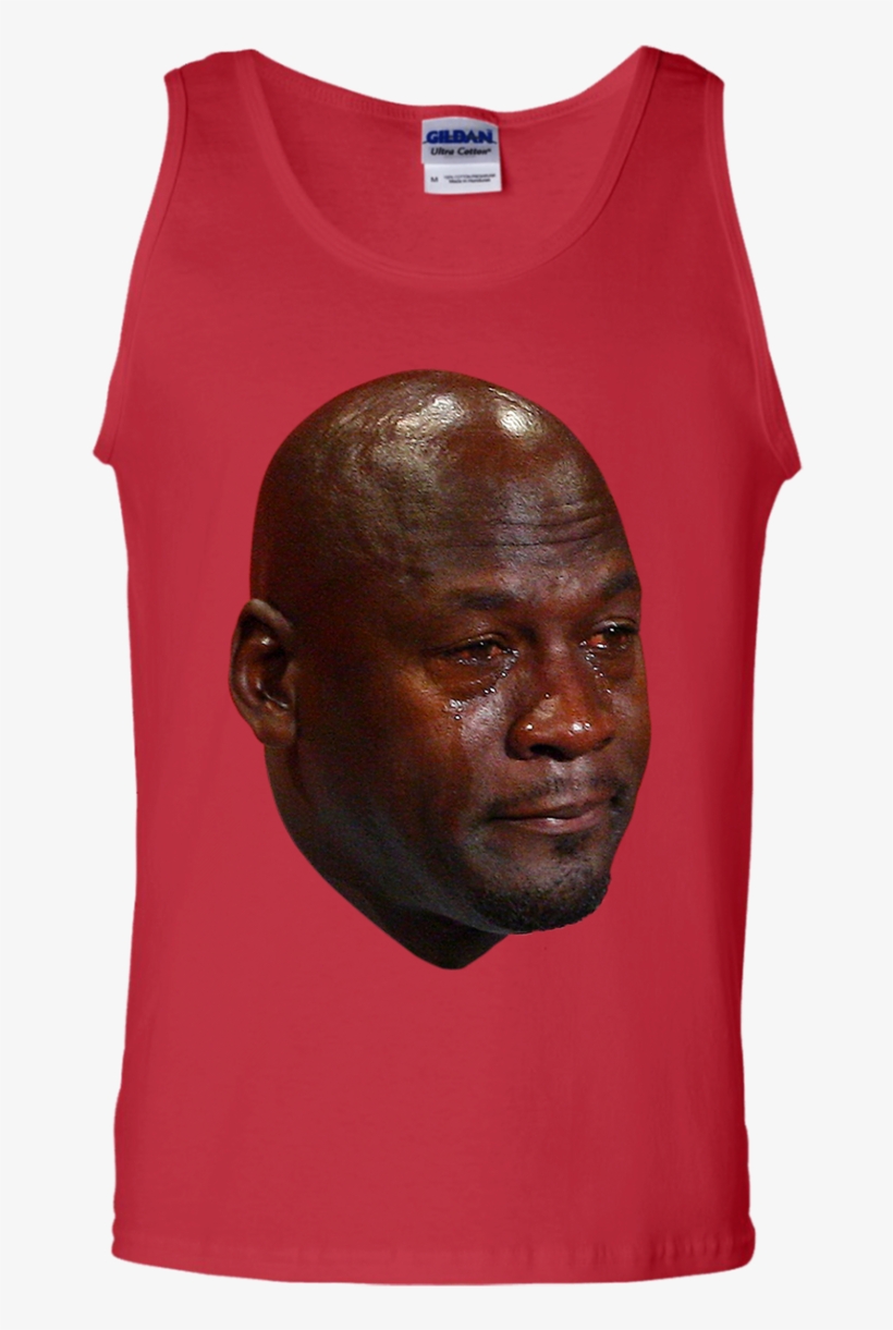 Crying Jordan Tank Top - Jordan Crying Jersey, transparent png