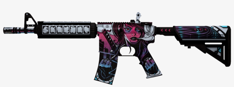 M4a4 - Neo-noir - Cs Go Hellfire, transparent png