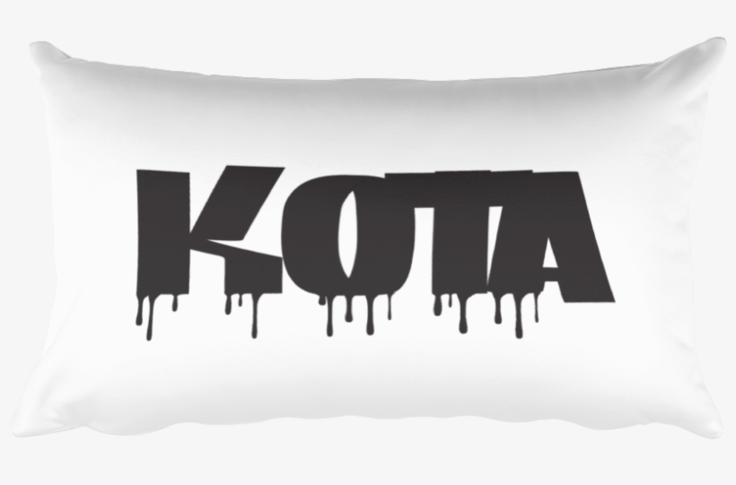 Paint Drip Rectangular Pillow - Kota Enterprises Llc, transparent png