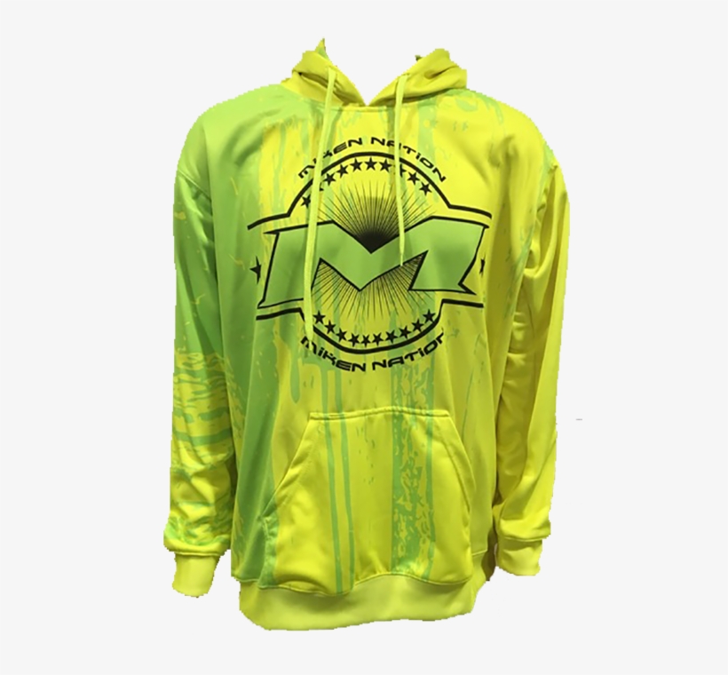 Miken Nation Paint Drip Hoodie - Hoodie, transparent png