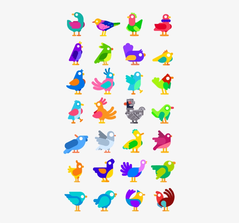 Inanutshell Kurzgesagt Patreon Bird Army - Kurzgesagt Birds, transparent png