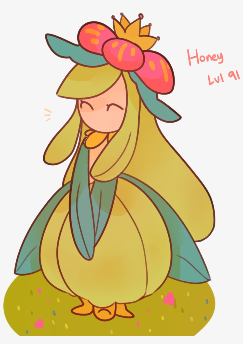 607kib, 1280x1575, Lilligant-2 - Cartoon, transparent png