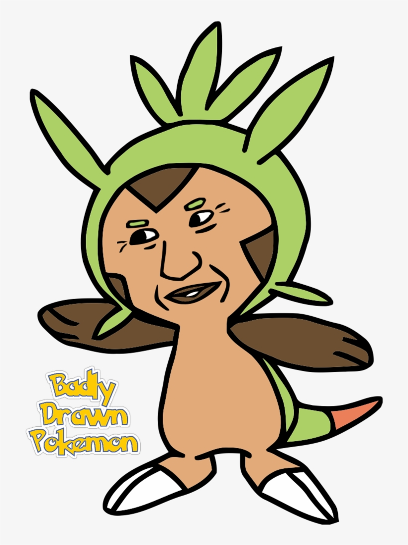 By Badlydrawnpokemon On Deviantart - Step By Step Drawing Chespin, transparent png