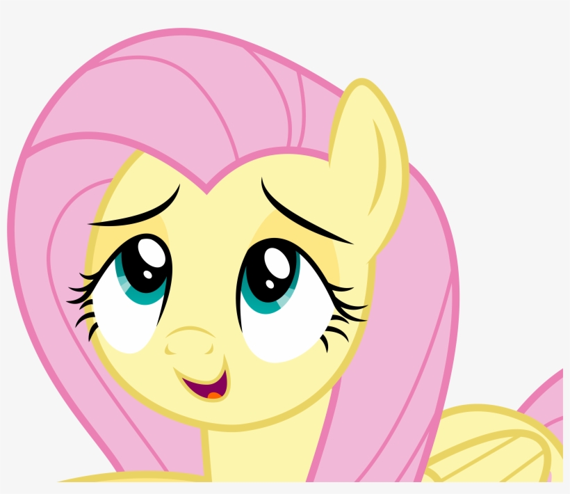1329557 Safe Solo Fluttershy Simple Bac - Cute Fluttershy For Profile, transparent png
