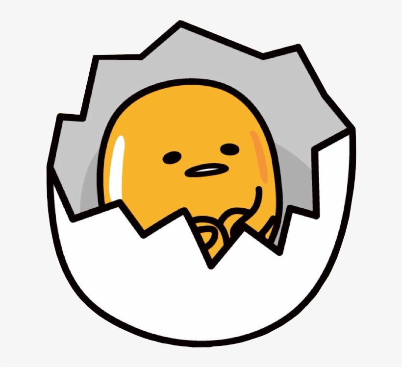 Graphic Royalty Free Library Gudetamama - Gudetama In Egg Shell, transparent png