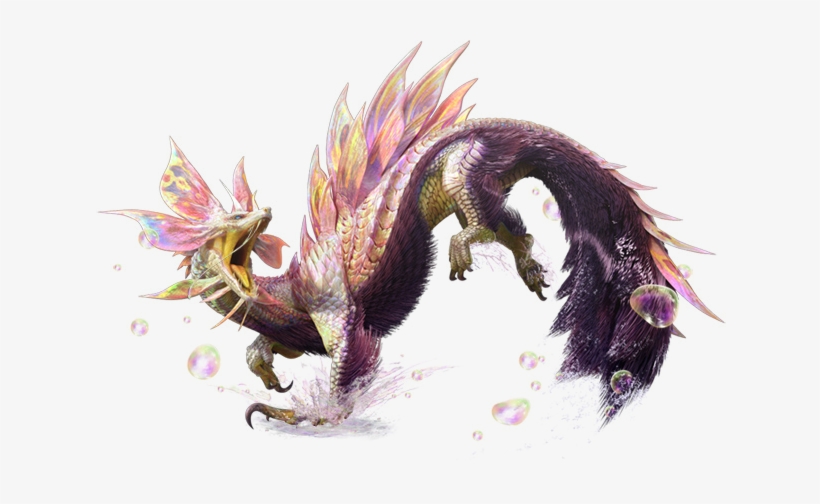 Mizutsune Is A Leviathan First Introduced In Monster - Mizutsune Monster Hunter World, transparent png