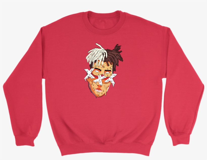 Xxxtentacion Face Crewneck - Shirt, transparent png