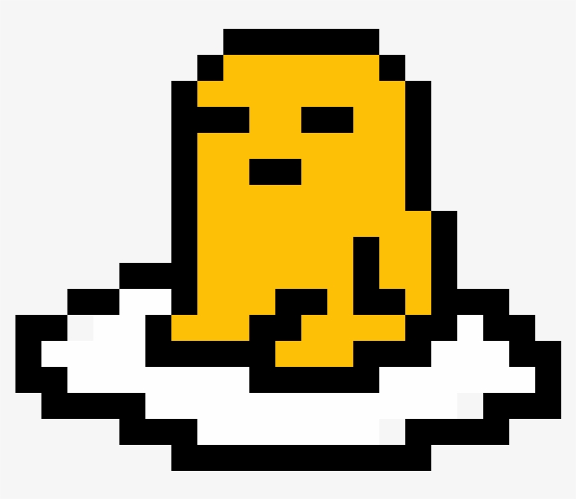 Gudetama Pixel Art - Pixel Art Gudetama, transparent png