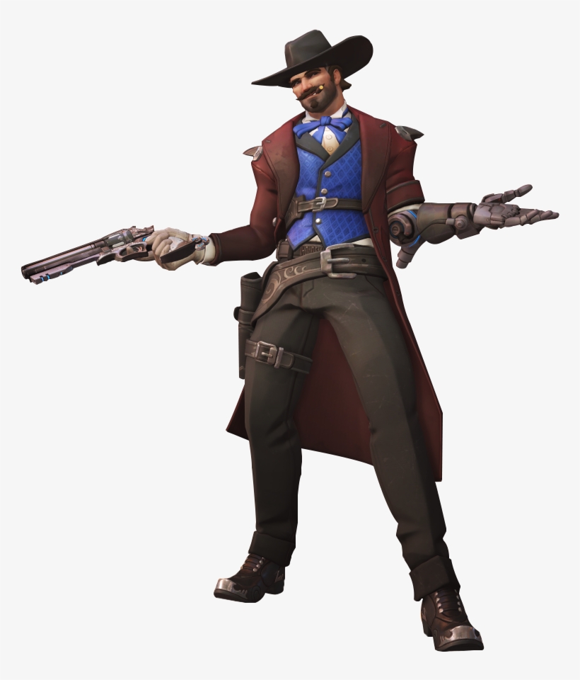 Overwatch Mccree Png Clip Library - Mccree Transparent, transparent png