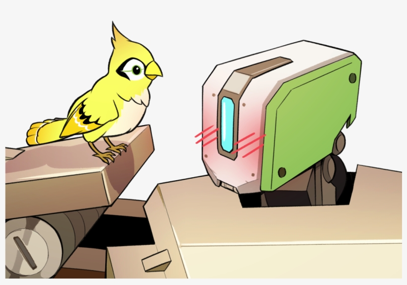 #bastion And #roadhog Drawn For @tgntv - Cartoon, transparent png