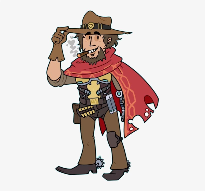 “ Mccree Cowboyby Maskarie ” - Cowboy Mccree, transparent png