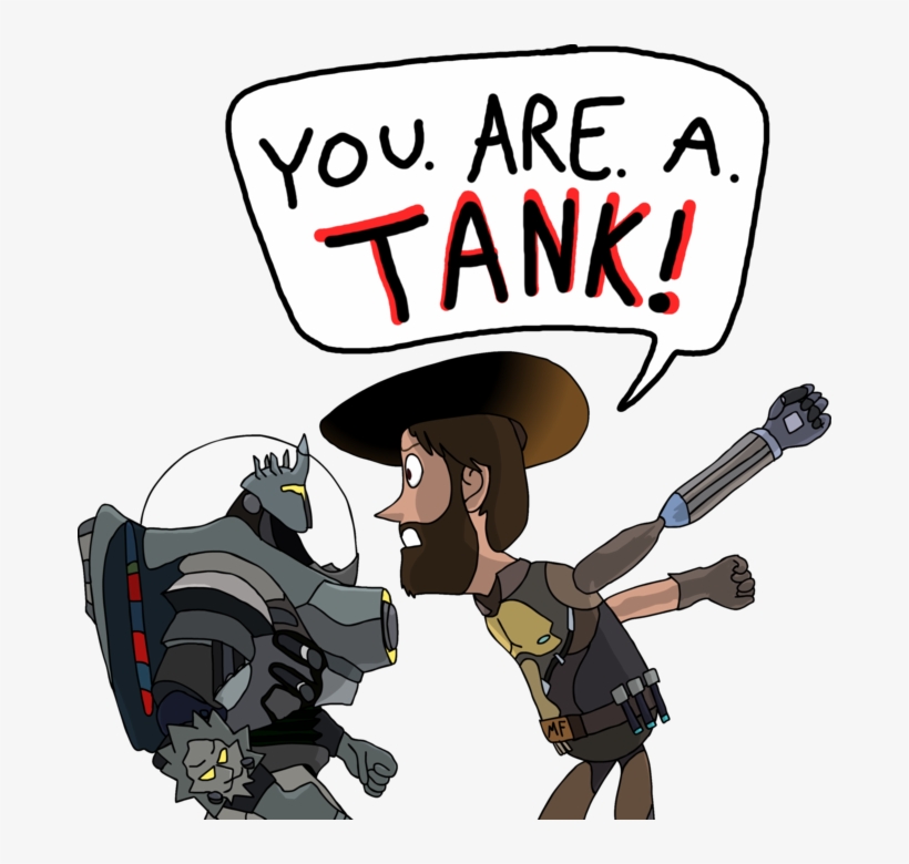 2 - Reinhardt X Mccree, transparent png