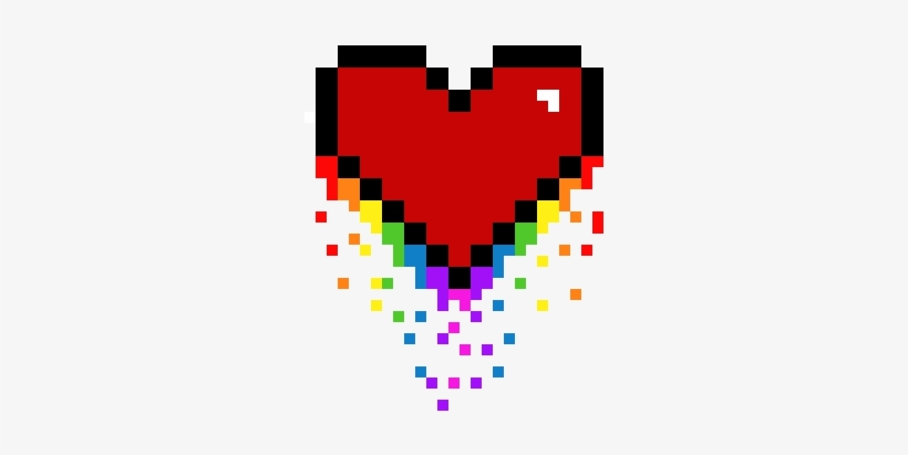 Pixel Heart - Youtube, transparent png