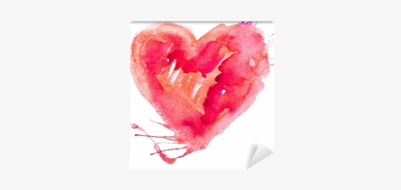 Love, Relationship, Art, Painting Wall Mural • Pixers® - 心 形 水彩, transparent png