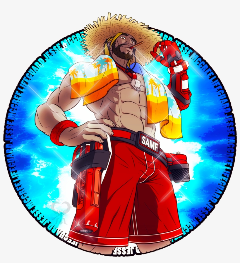 29 Apr - Overwatch Lifeguard Mccree Dick, transparent png