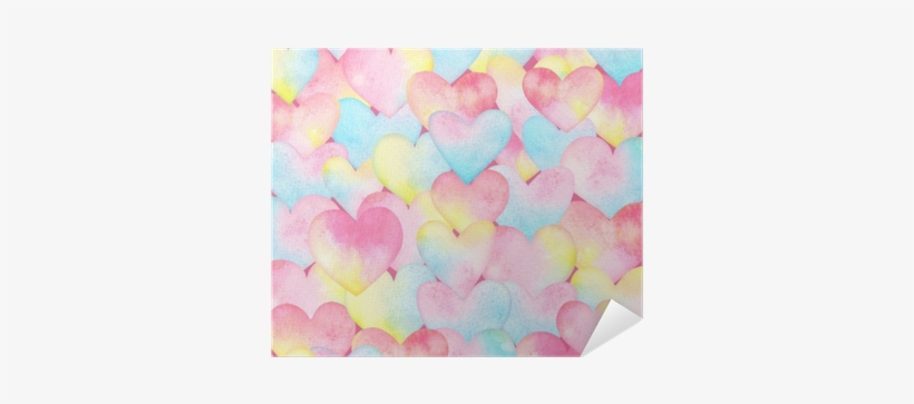 Watercolor Background With Hearts In Pastel Tender - Fondos Tiernos Para Tarjetas De Invitacion, transparent png