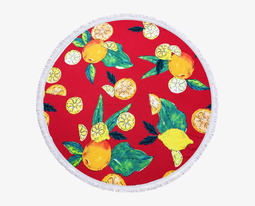 Round Beach Towel - Multi, transparent png