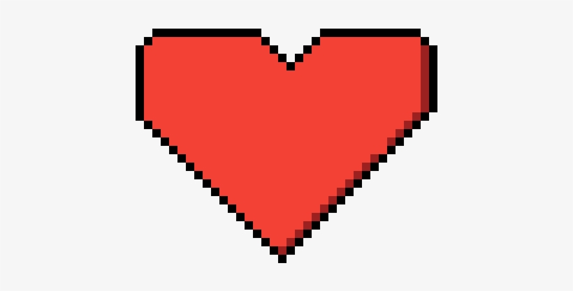 Pixel Heart - T-shirt, transparent png