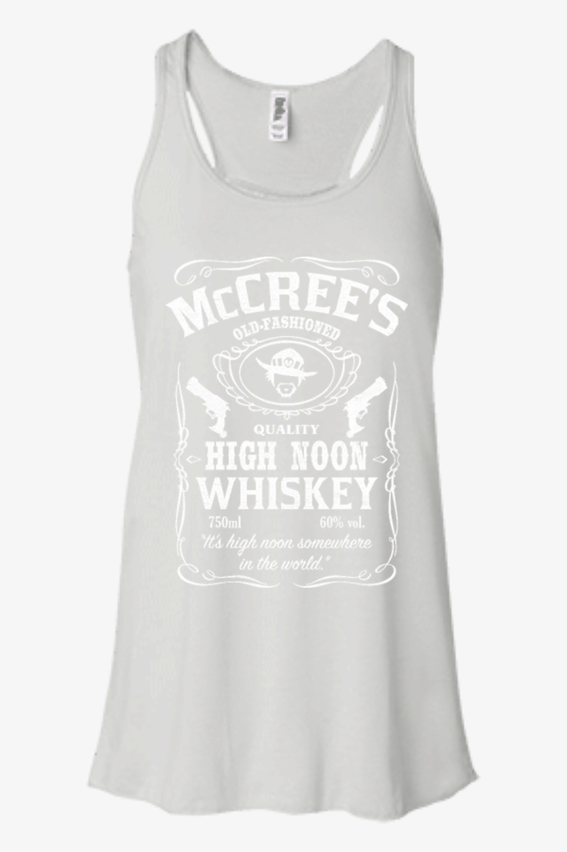 Overwatch Wine Shirts Mccree High Noon Hoodies Sweatshirts - Bella + Canvas Ladies' B8800 Flowy Racerback Tank, transparent png