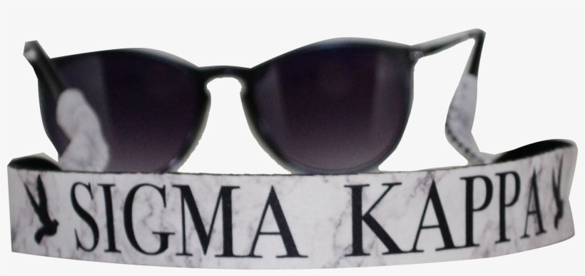 Sigma Kappa Sunglass Strap - Plastic, transparent png