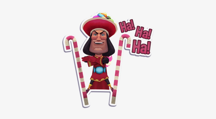 Shrek Sugar Fever Messages Sticker-3 - Shrek Sugar Fever Farquaad, transparent png