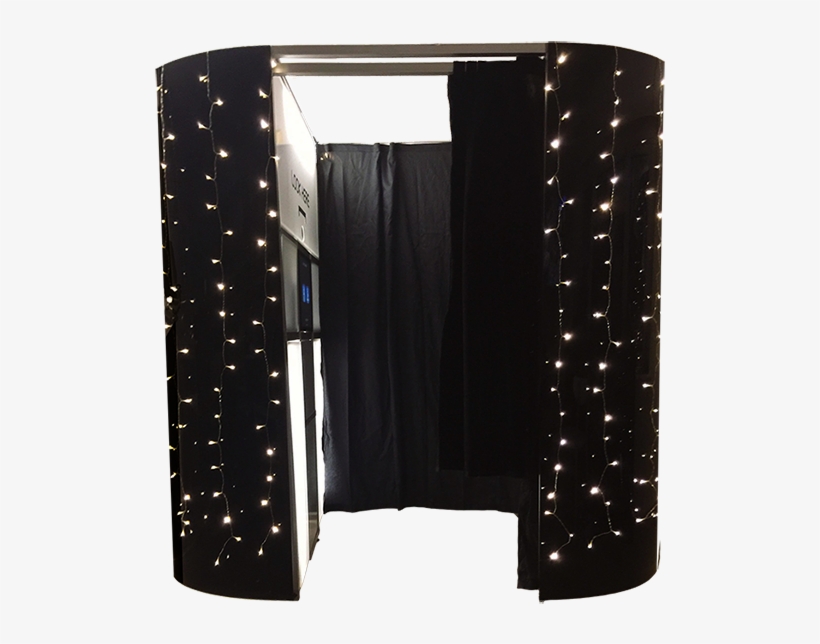 Black Fairy Light Booth - Light, transparent png