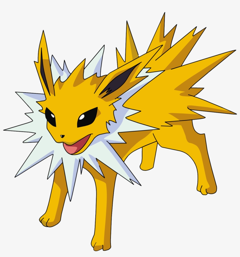 Pokemon Images, Cartoon Images, Youtube Thumbnail, - Jolteon, transparent png