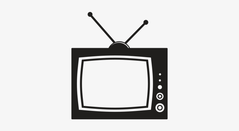 *new - “ - Retro Tv Silhouette, transparent png