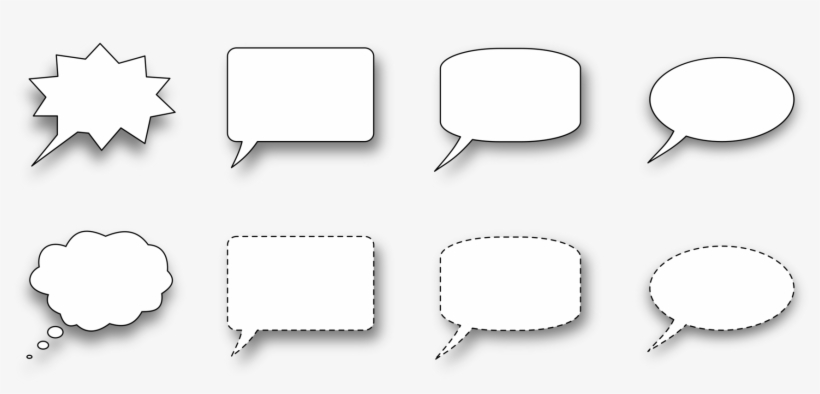 Speech Balloon Linguistics Comics Word - Free Bubbles Speech Png, transparent png