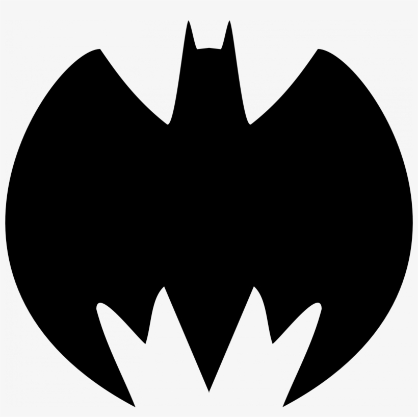Weird Batman Symbol - Batman Logo Frank Miller, transparent png