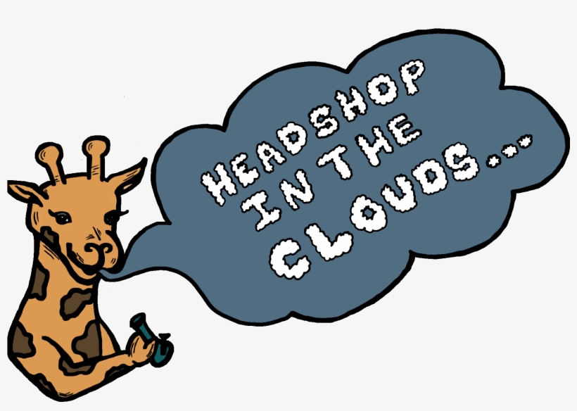 Headshopintheclouds Headshopintheclouds - Bong, transparent png