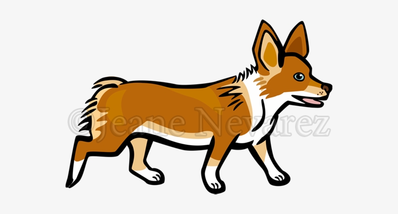 Corgi Trot - Clip Art, transparent png