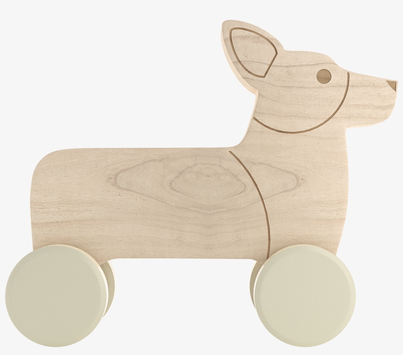 Corgi Push Toy - Toy, transparent png