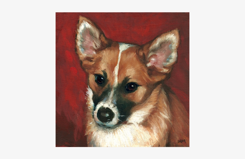 Oil Painting Of Icelandic Shepherd On Red - Oil Painting, transparent png