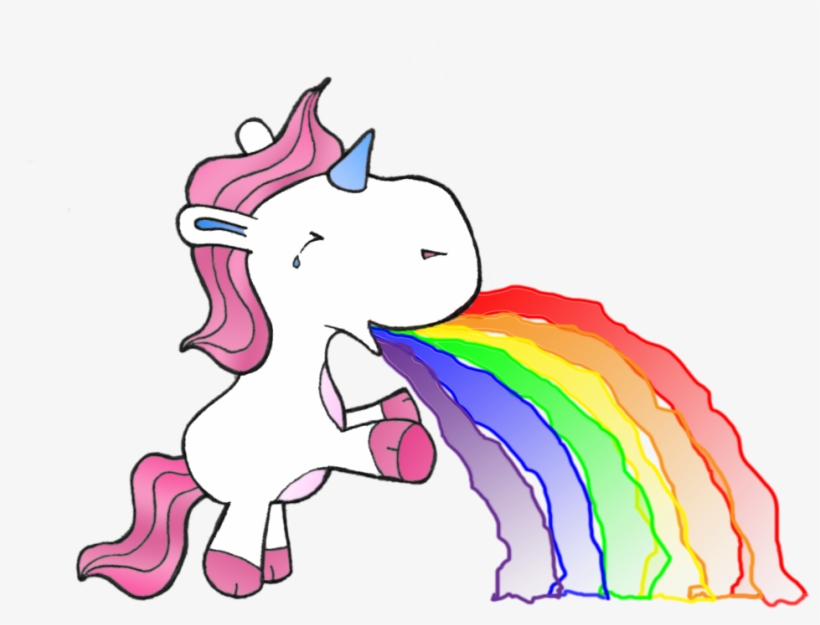 Cartoon Unicorn Quotes Tumblr - Unicorn Rainbow Puke Ceramic Cup/mug,johnflick Unisex, transparent png